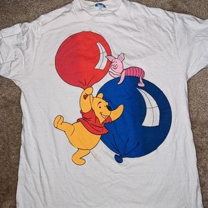 Disney, Winnie the Pooh/Piglet, Vintage, RARE, unisex, tshirt- size large